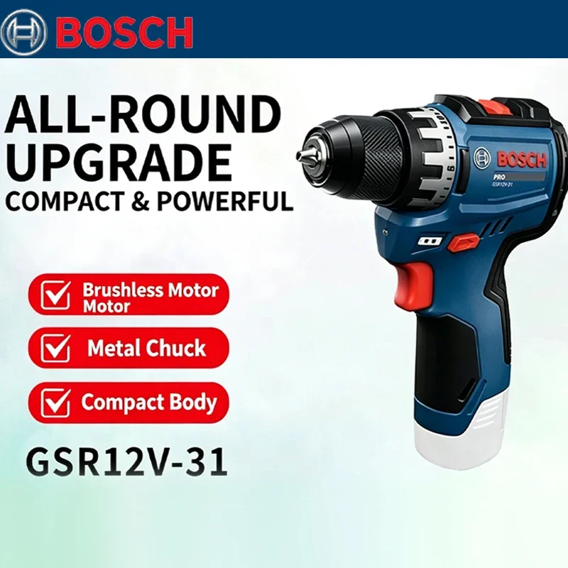 Power Tools Impact - Perceuse électrique sans balais Bosch GSR