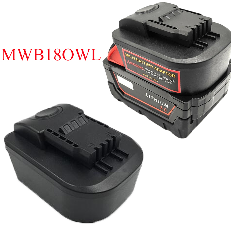 Power Tools Orange - Convertisseur adaptateur de batterie MWB18OWL pour