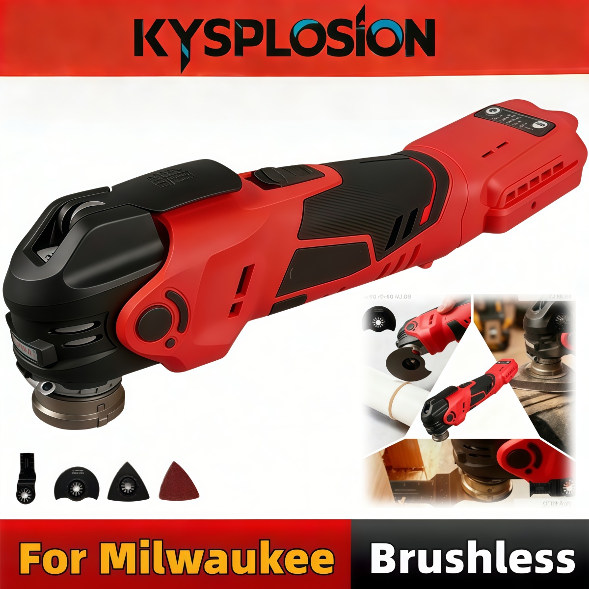 Oscillating Multi Tool - Outil oscillant multifonction sans fil à