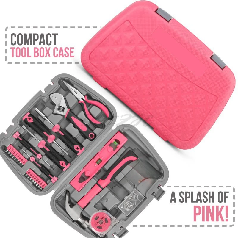 Power Tools Pink - Boîte à outils couleur rose pour