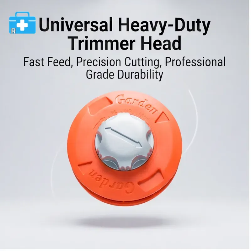 Power Tools Orange - Tête de coupe en aluminium pour