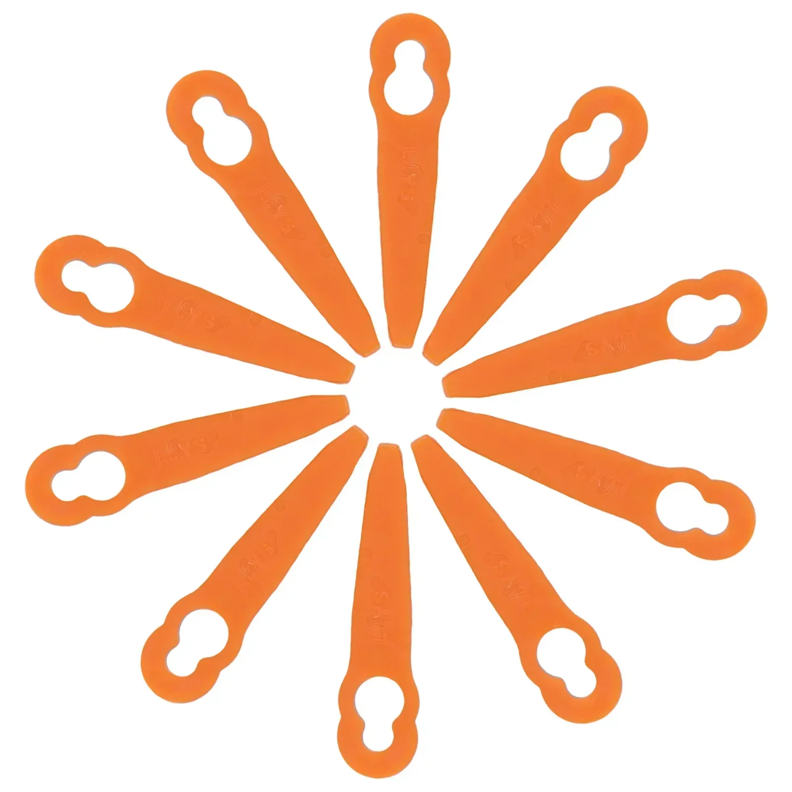 Power Tools Orange - 40 pièces lames en plastique tondeuse