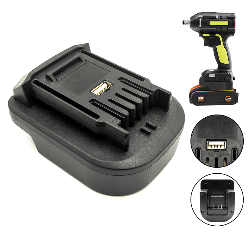 Power Tools Orange - Adaptateur de batterie convertisseur pour Worx