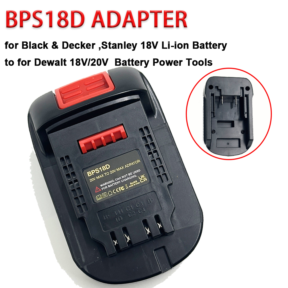 Power Tools Stanley - Adaptateur de batterie BPS18D pour Black
