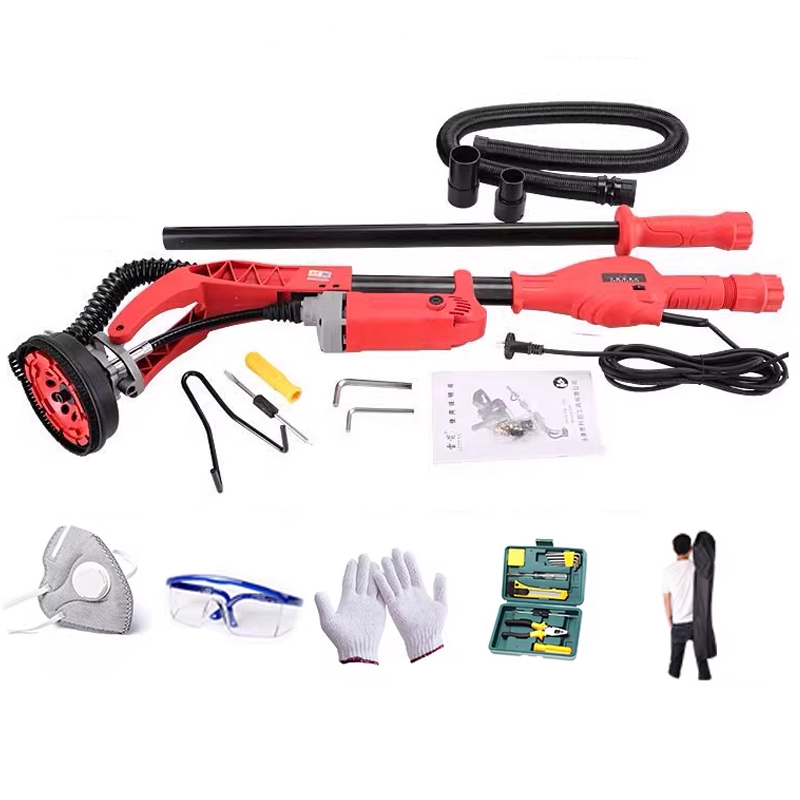 Planer Handheld Electric - Ponceuse murale portative pour plafond/mur/sol, dégrossisseur