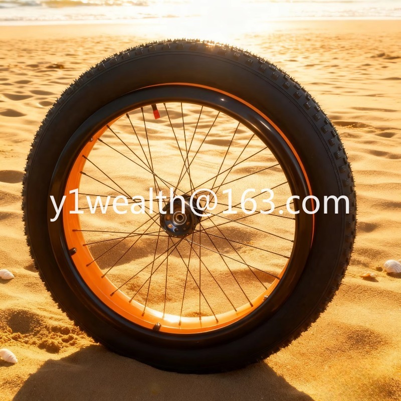 Power Tools Orange - Roues de fauteuil roulant de plage