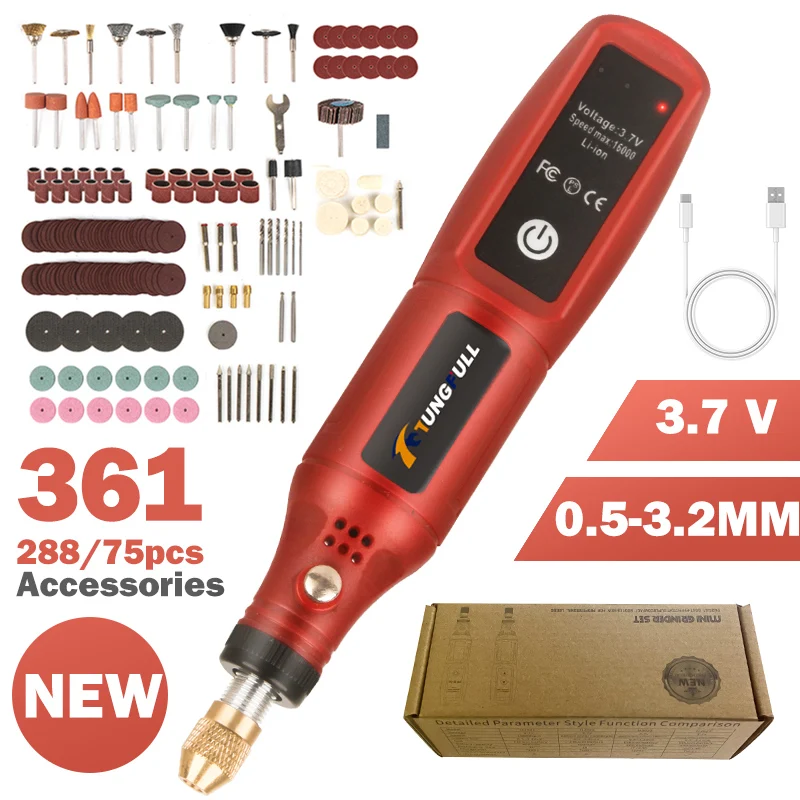 Power Tools Brand - Stylo de gravure sans fil rechargeable