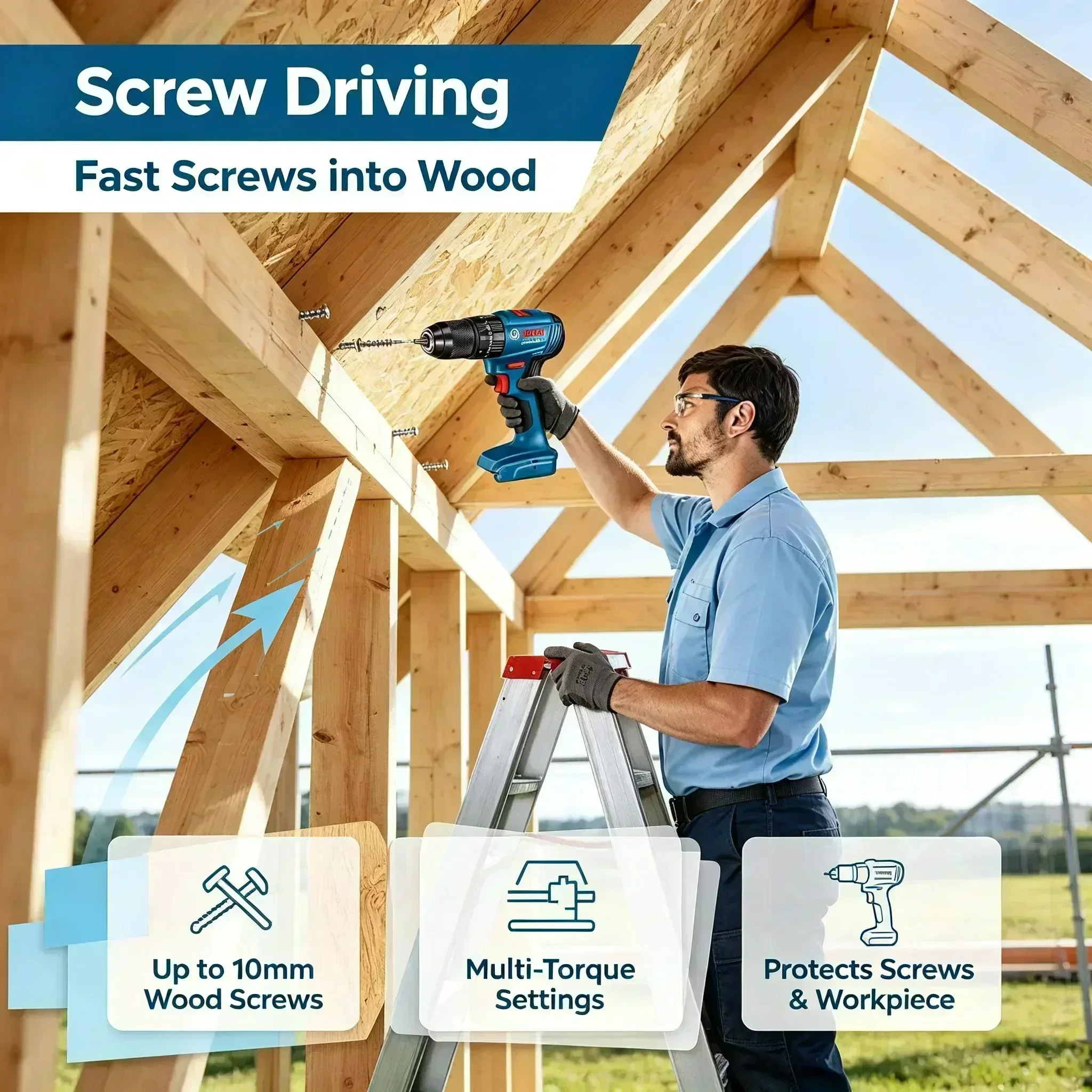 Perceuse à percussion sans fil - Power Tools Impact avis et prix