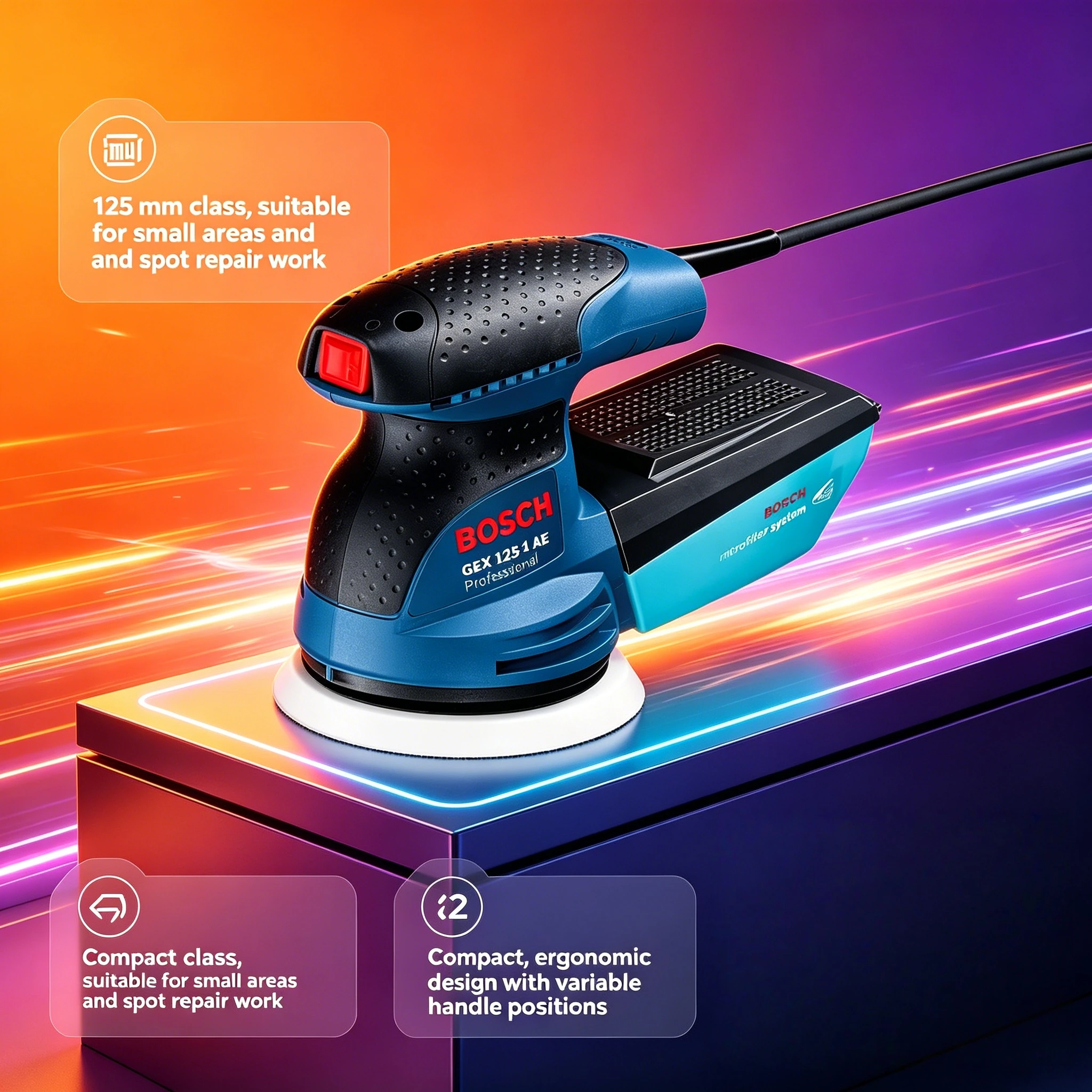 Ponceuse orbitale BOSCH GEX 12 - Power Tools Grinder avis et prix