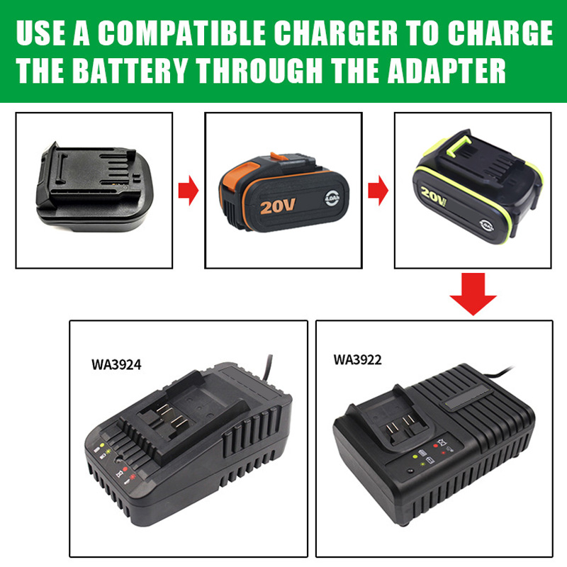 Adaptateur de batterie convert - Power Tools Orange avis et prix