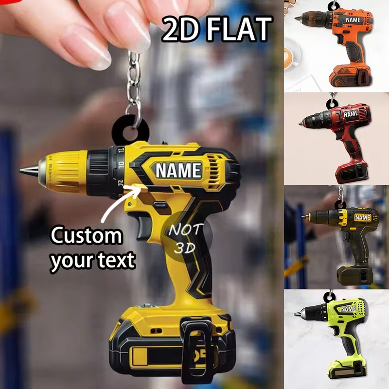 Porte-clés personnalisé avec n - Power Tools And Names avis et prix
