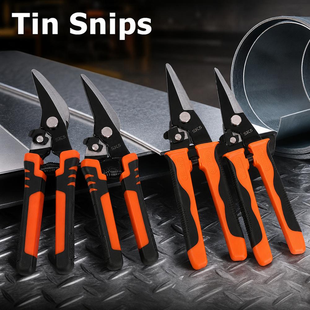 Ciseaux à tôle, manche ergonom - Power Tools Orange avis et prix